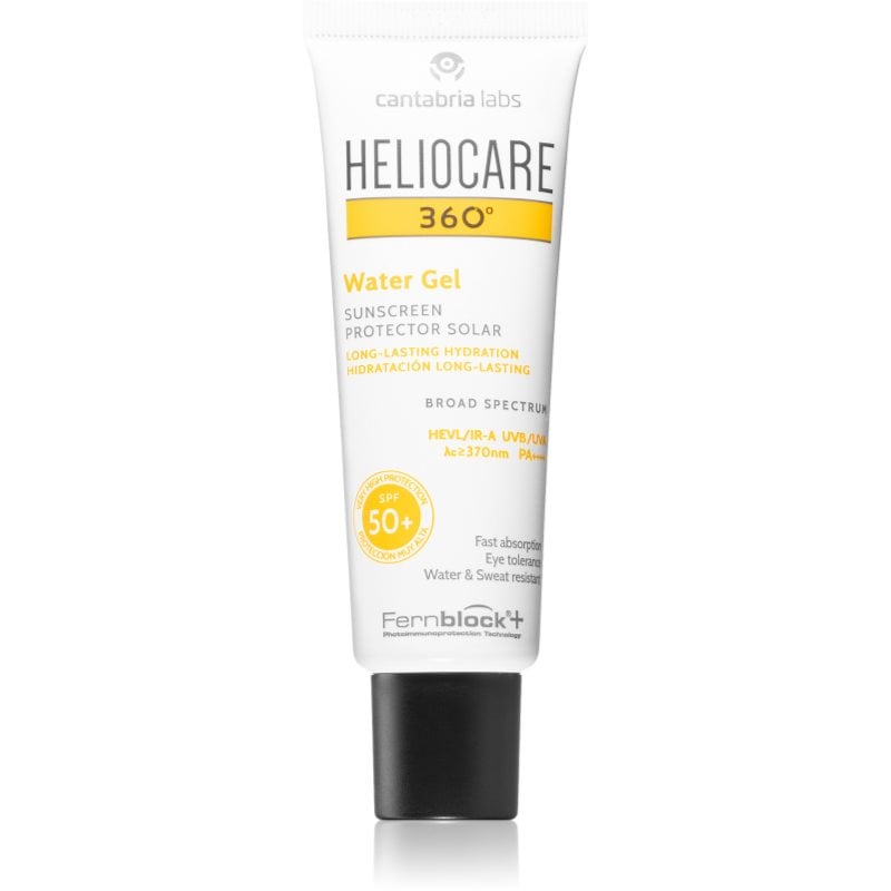 Heliocare 360° Water Gel Sunscreen слънцезащитен хидратиращ гел SPF 50+