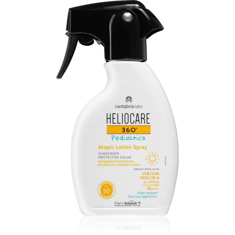 Heliocare 360° Pediatrics Atopic Lotion Spray спрей за тен за деца SPF 50 - Грижа за тяло - Сравни цени от 1 магазин с безплатна доставка