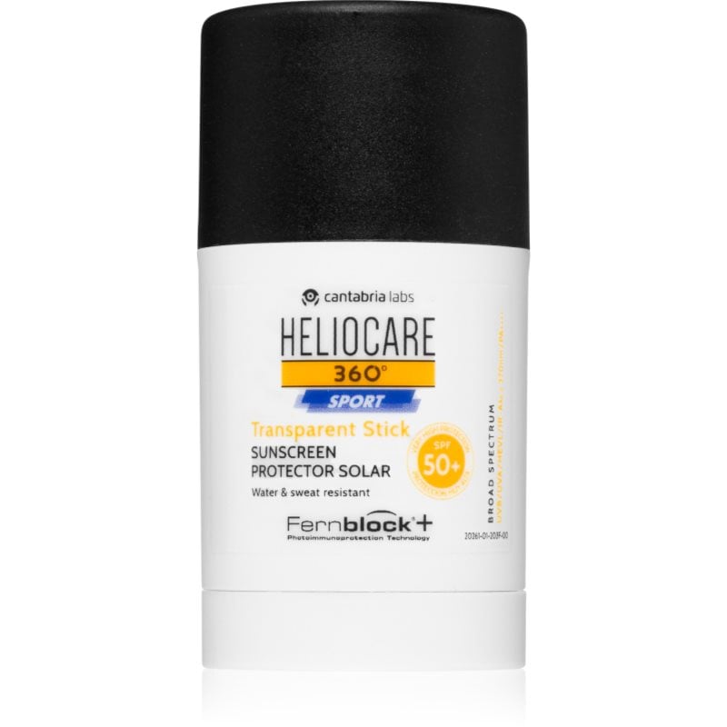 Heliocare 360° Sport Transparent Stick слънцезащитен крем в стик SPF 50+ 25 гр.
