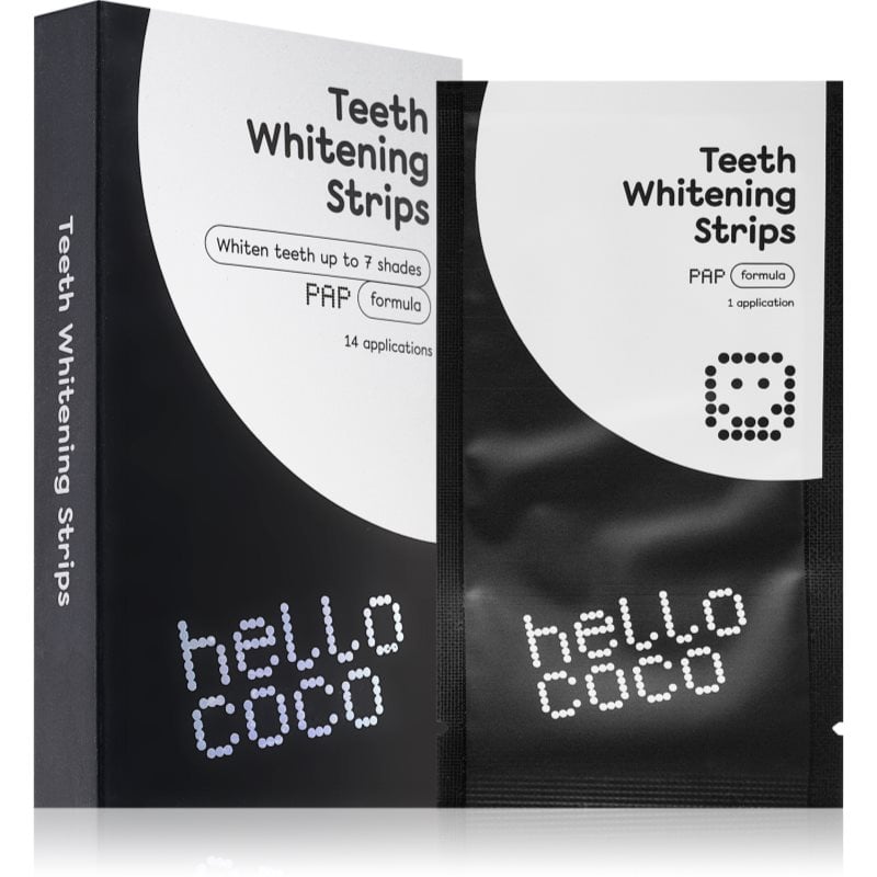 Hello Coco PAP+ Teeth Whitening Strips избелващи ленти за зъби