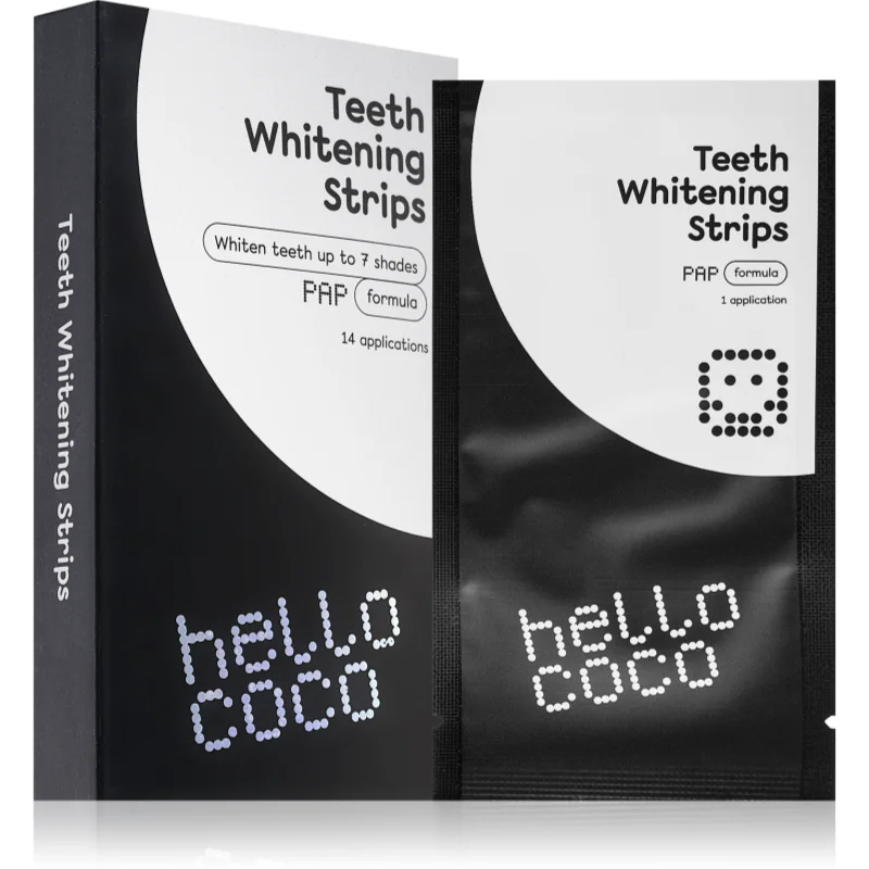 Hello Coco PAP+ Teeth Whitening Strips избелващи ленти за зъби - Грижа за зъбите - Сравни цени от 1 магазин с безплатна доставка