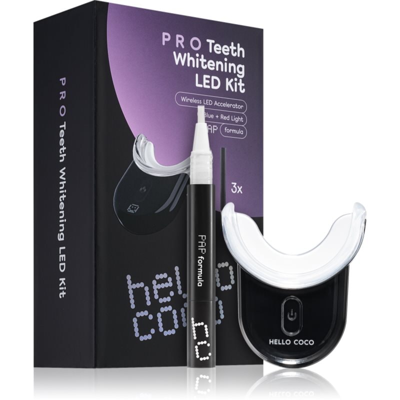 hello coco PAP Pro Whitening Led Kit комплект за избелване - Електроуред - Сравни цени от 1 магазин с безплатна доставка