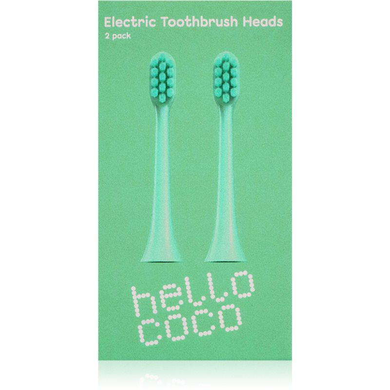 Hello Coco Hello Coco Electric Toothbrush Heads Green резервни глави за четка за зъби - Унисекс парфюм 2мл - Сравни цени от 1 магазин с безплатна доставка