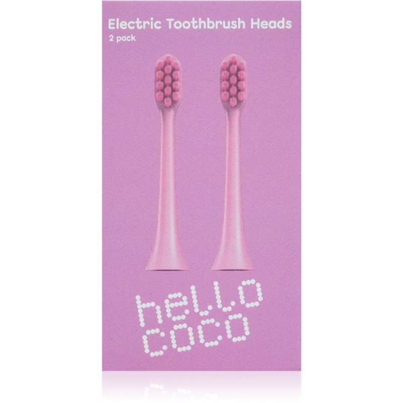 Hello Coco Hello Coco Electric Toothbrush Heads Pink резервни глави за четка за зъби - Унисекс парфюм 2мл - Сравни цени от 1 магазин с безплатна доставка