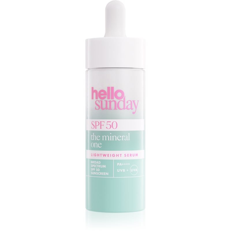 hello sunday the mineral one lightweight serum drops лек серум SPF 50 - Грижа за тяло - Сравни цени от 1 магазин с безплатна доставка