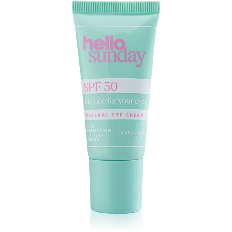 hello sunday the one for your eyes изглаждащ и озаряващ крем за около очите SPF 50