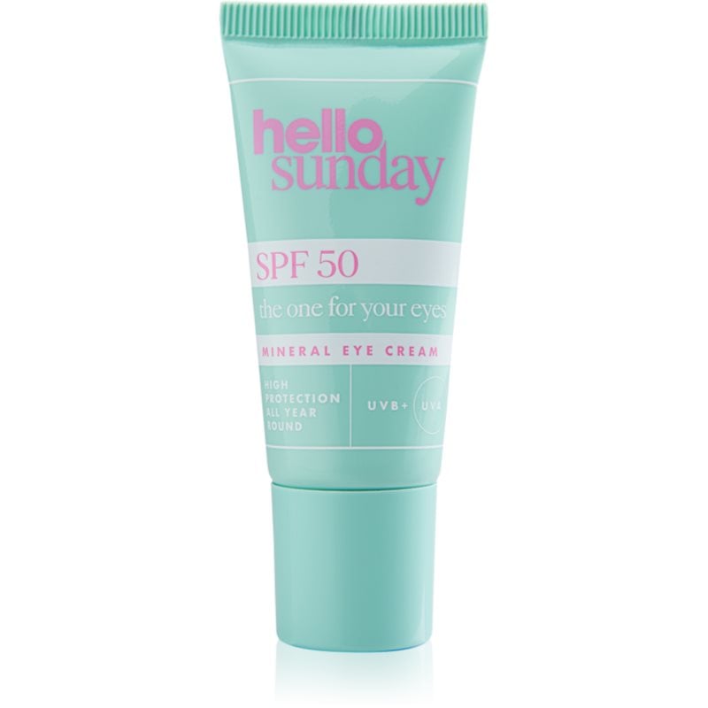 hello sunday the one for your eyes изглаждащ и озаряващ крем за около очите SPF 50