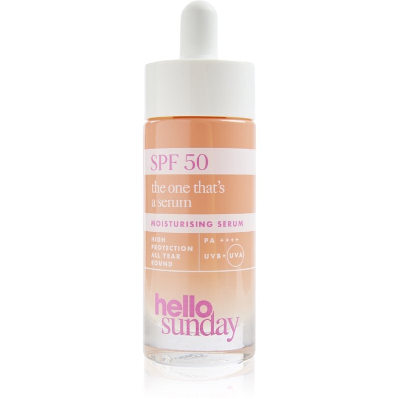 hello sunday the one that´s a serum защитен серум SPF 50 - Грижа за тяло - Сравни цени от 1 магазин с безплатна доставка