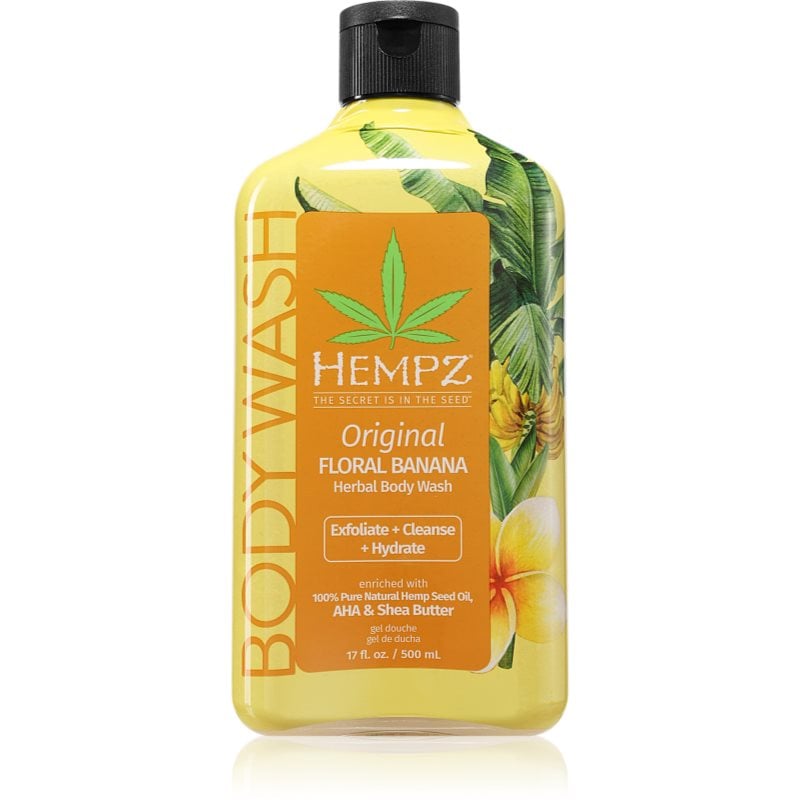 HEMPZ Floral Banana душ гел за тяло