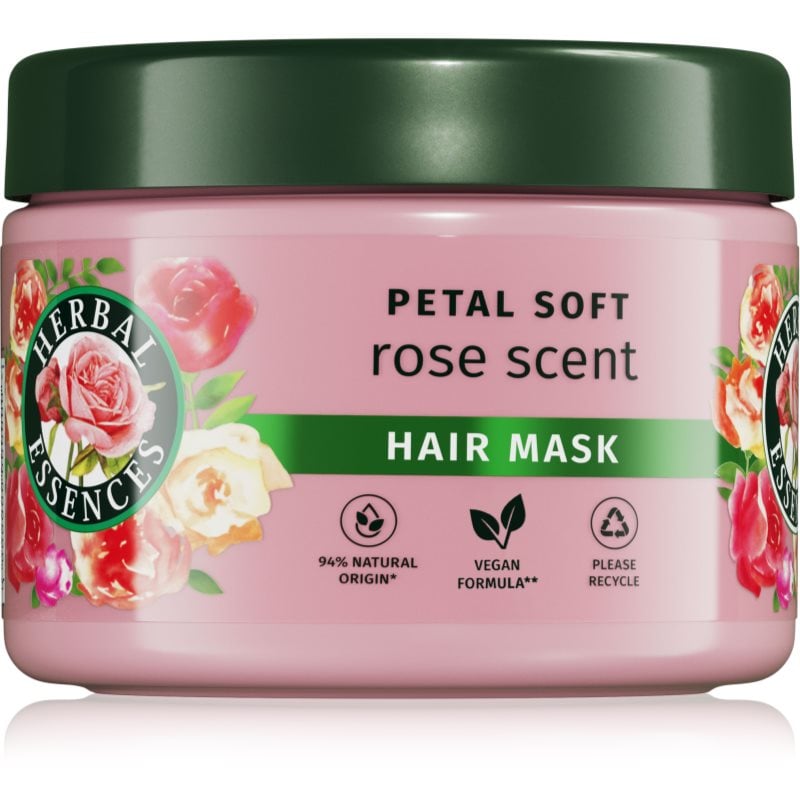 Herbal Essences Rose Scent Petal Soft подхранваща маска за суха коса