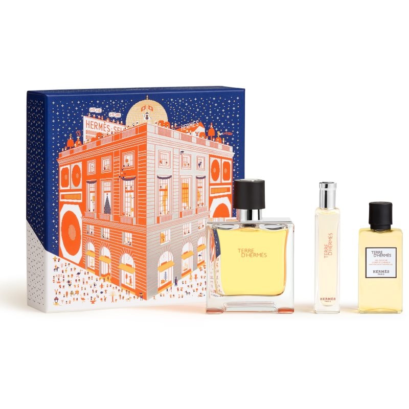 HERMÈS Terre d’Hermès Parfum Set подаръчен комплект за мъже - Комплект - Сравни цени от 1 магазин с безплатна доставка