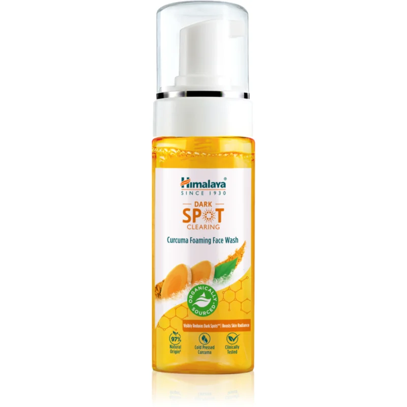 Himalaya Herbals Dark Spot Clearing почистваща пяна за лице kurkuma