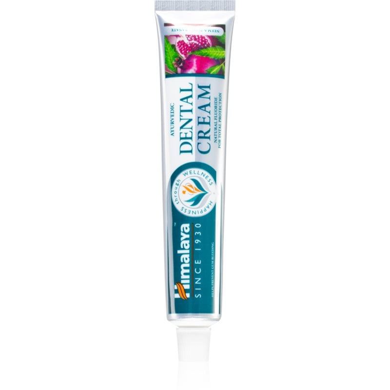 Himalaya Herbals Oral Care Ayurvedic Dental Cream билкова паста за зъби с флуорид смесени цветове