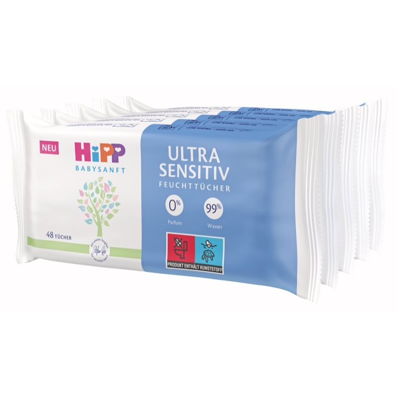 Hipp Babysanft Ultra Sensitive мокри кърпички за деца - Грижа за лице - Сравни цени от 1 магазин с безплатна доставка