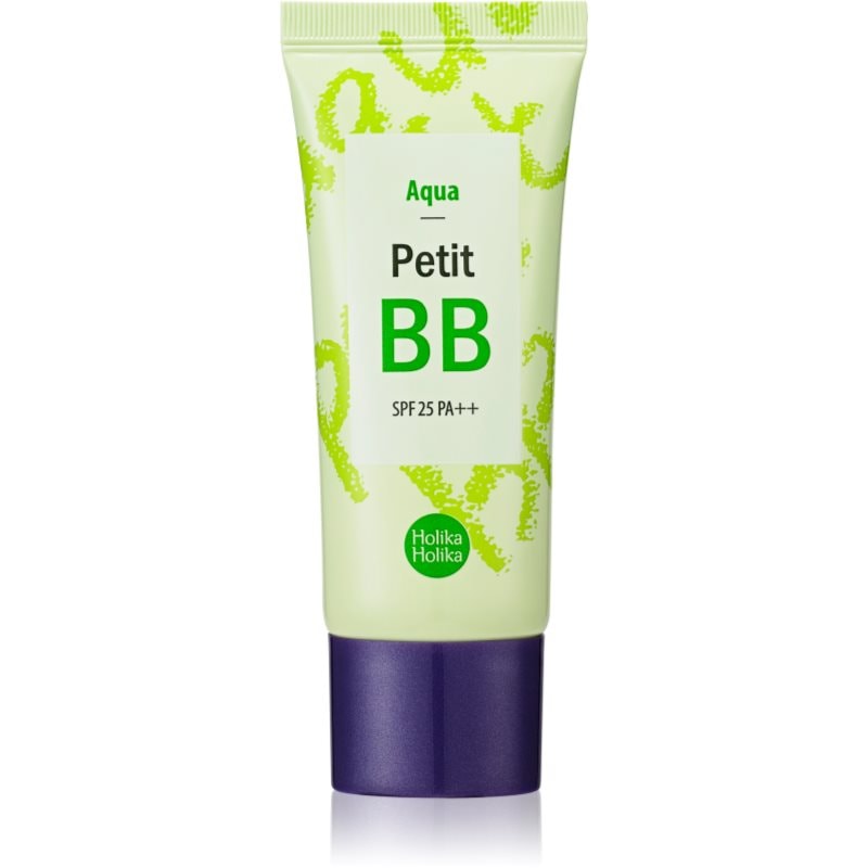Holika Holika Holika Holika Petit BB Aqua тониращ ВВ крем за чувствителна и нетолерантна кожа по лицето SPF 25 - Унисекс парфюм 30мл - Сравни цени от 1 магазин с безплатна доставка