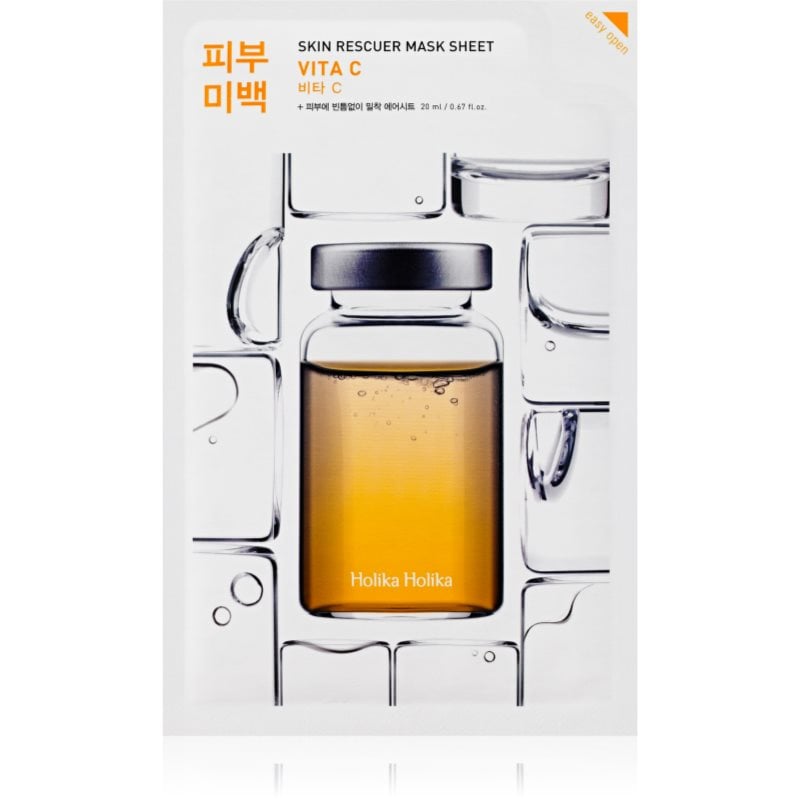 Holika Holika Skin Rescuer Vita C озаряваща платнена маска с витамин С