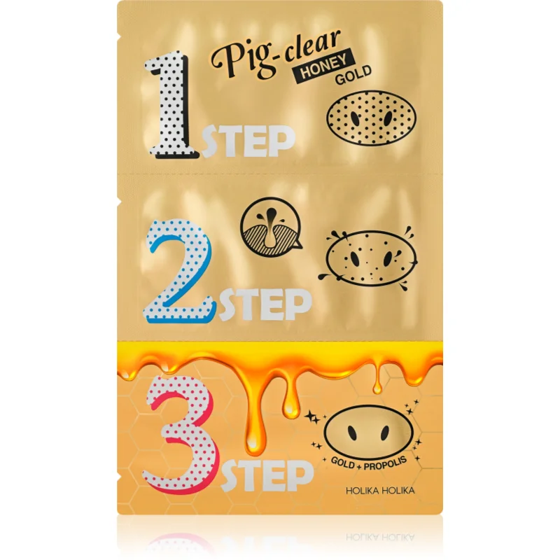 Holika Holika Pig Nose Honey Gold почистваща лепенка за запушени пори по носа - Грижа за лице - Сравни цени от 1 магазин с безплатна доставка