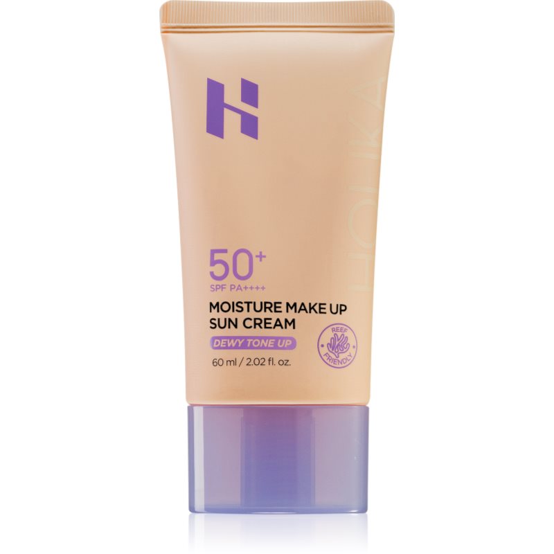 Holika Holika Holika Holika Moisture Make Up Sun Cream защитен тониращ крем за лице SPF 50+ - Унисекс парфюм 60мл - Сравни цени от 1 магазин с безплатна доставка