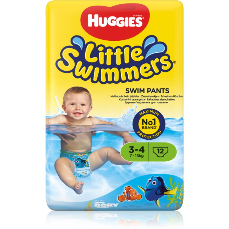 Huggies Little Swimmers 3-4 еднократни пелени за плуване 7-15 kg - За деца - Сравни цени от 1 магазин с безплатна доставка