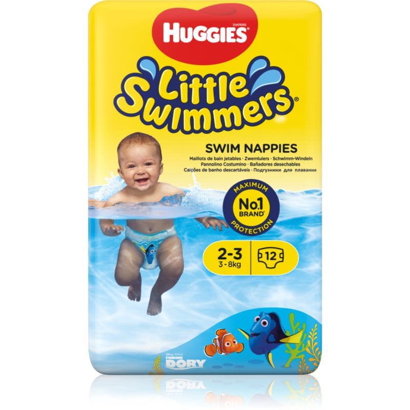 Huggies Little Swimmers 2-3 еднократни пелени за плуване 3-8 kg