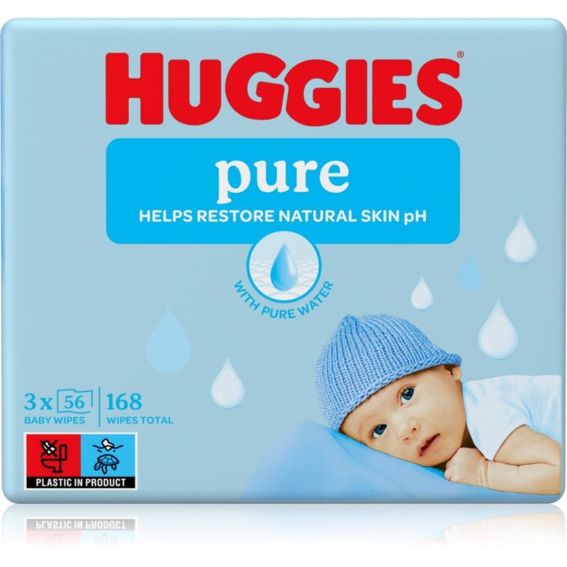 Huggies Pure почистващи кърпички