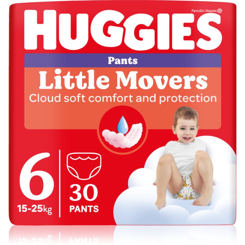 Huggies Little Movers Pants еднократни пелени гащички 15-25 kg - За деца - Сравни цени от 1 магазин с безплатна доставка