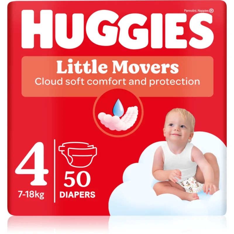 Huggies Little Movers Ultra Comfort еднократни пелени Jumbo 7-18 kg 50 гр. - За деца - Сравни цени от 1 магазин с безплатна доставка