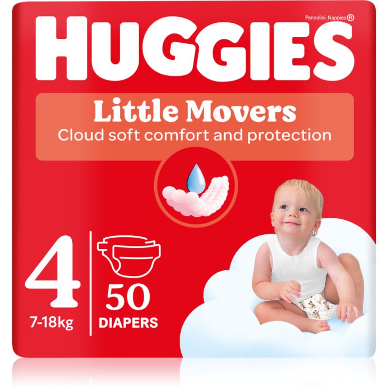 Huggies Little Movers Ultra Comfort еднократни пелени Jumbo 7-18 kg 50 гр. - За деца - Сравни цени от 1 магазин с безплатна доставка