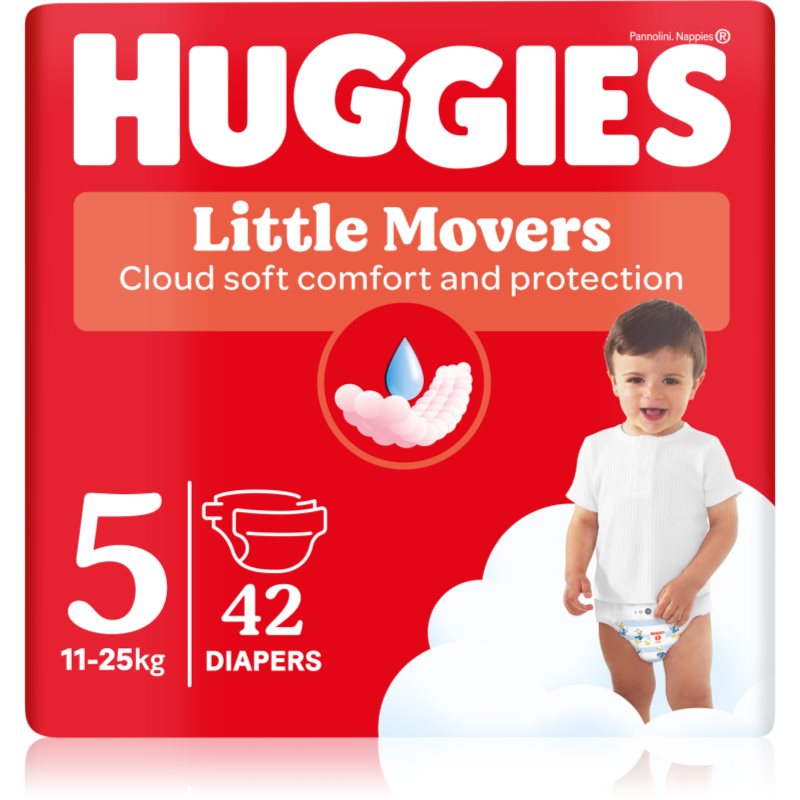 Huggies Little Movers Ultra Comfort еднократни пелени Jumbo 11-25 kg - За деца - Сравни цени от 1 магазин с безплатна доставка