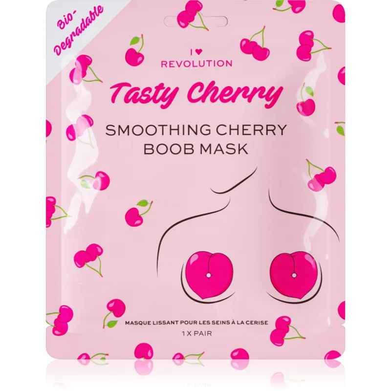 I Heart Revolution Tasty Cherry интензивна хидрогелна маска за стягане на шията