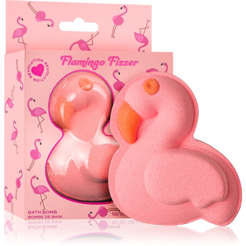 I Heart Revolution Bath Fizzer Flamingo мбичка за вана с аромат Pineapple & Peach
