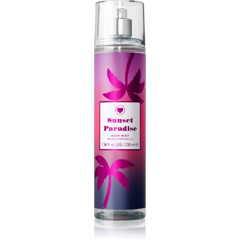 I Heart Revolution I Heart Revolution Body Mist Tropical Paradise парфюмиран спрей за тяло за жени - Дамски парфюм 236мл - Сравни цени от 1 магазин с безплатна доставка