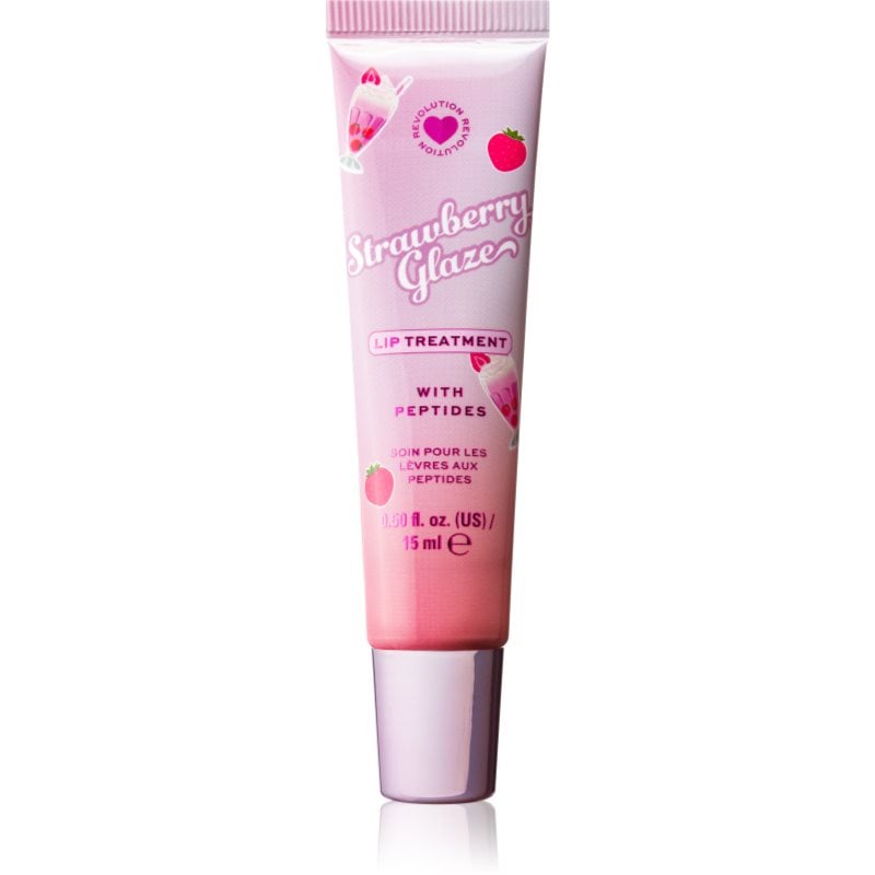 I Heart Revolution Milkshake Strawberry Glaze балсам за устни а подхранване и съвършен вид с пептиди