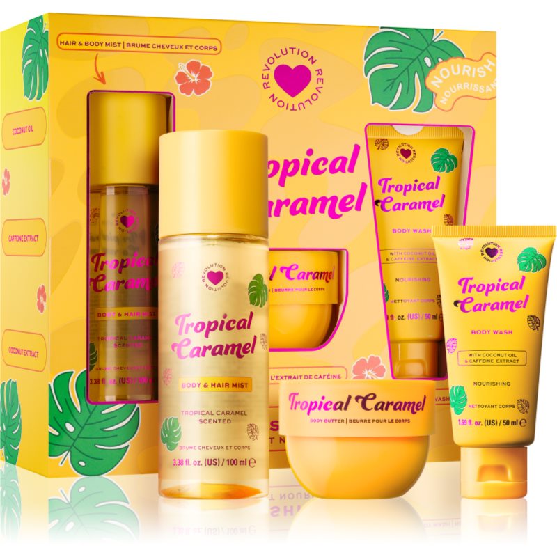 I Heart Revolution Tropical Caramel подаръчен комплект за тяло - Комплект - Сравни цени от 1 магазин с безплатна доставка