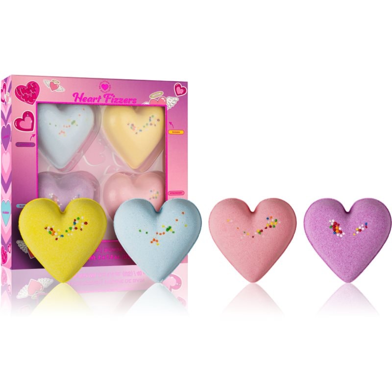 I Heart Revolution Fizzer Kit Hearts подаръчен комплект за вана за жени - Комплект - Сравни цени от 1 магазин с безплатна доставка