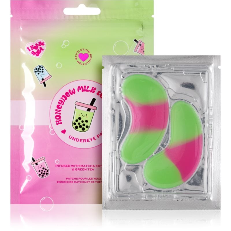 I Heart Revolution Bubble Tea Honeydew Milk Tea Детоксикираща и хидратираща маска за лице
