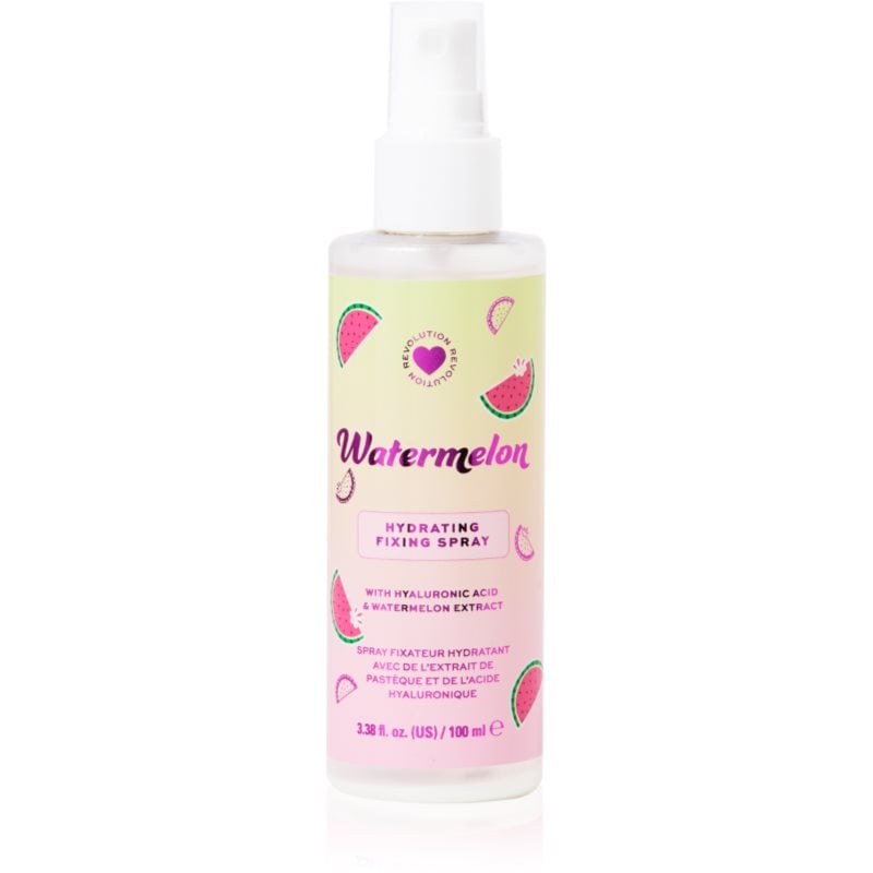 I Heart Revolution Watermelon Dewy Fixing Spray спрей за фиксация с хидратиращ ефект