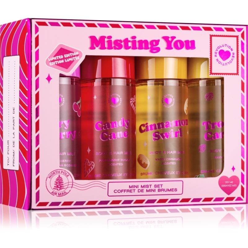 I Heart Revolution Xmas 2025 Mini Mist set коледен подаръчен комплект за жени