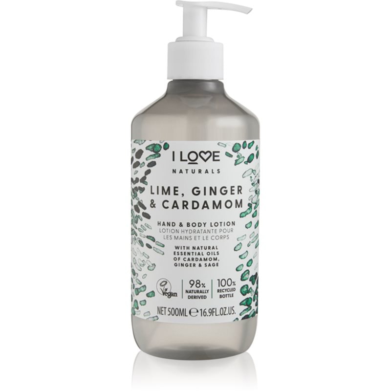 I Love Naturals Lime, Ginger & Cardamom тоалетно мляко за тяло - Грижа за тяло - Сравни цени от 1 магазин с безплатна доставка