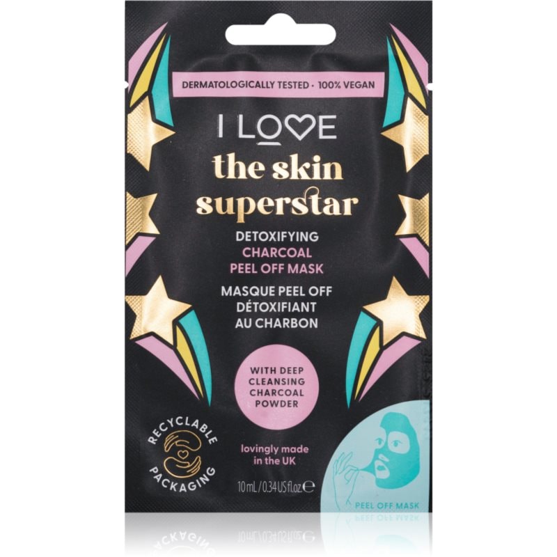 I Love Skin Superstar почистваща и детоксикираща маска с активен въглен - Грижа за лице - Сравни цени от 1 магазин с безплатна доставка