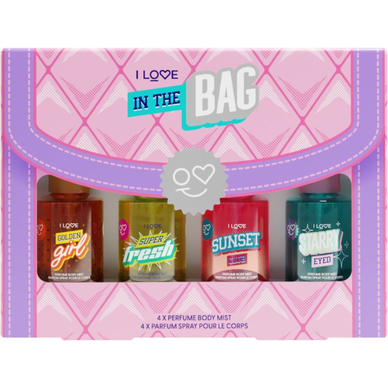 I Love In The Bag подаръчен комплект спрей за тяло - Комплект - Сравни цени от 1 магазин с безплатна доставка