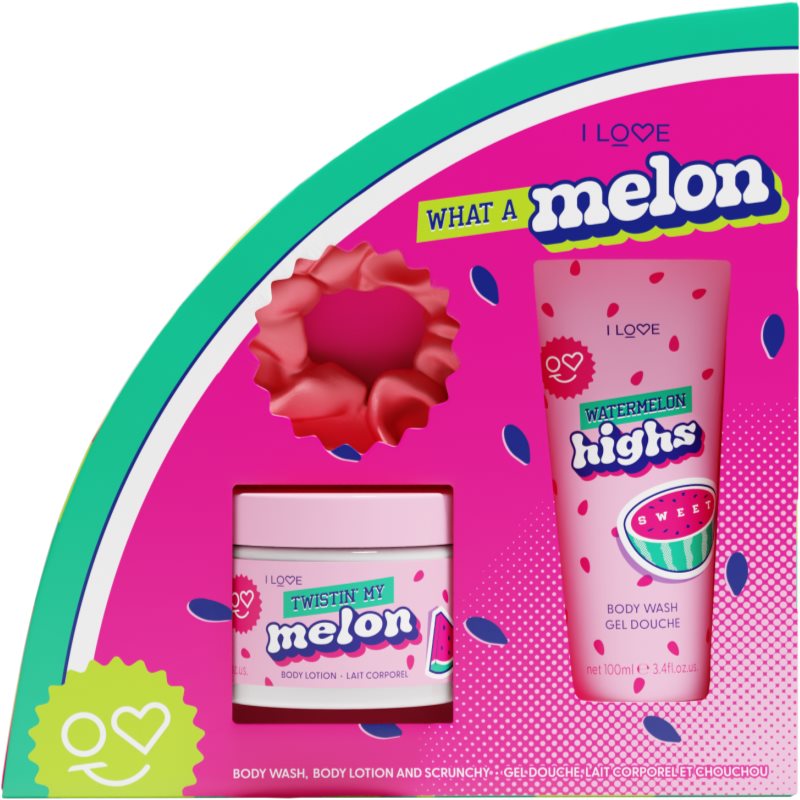 I Love What a Melon подаръчен комплект за тяло - Комплект - Сравни цени от 1 магазин с безплатна доставка