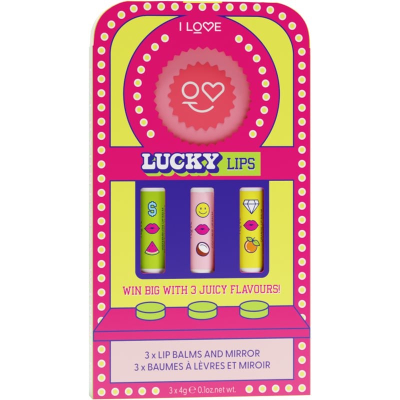I Love I Love Lucky Lips подаръчен комплект за устни - Унисекс парфюм - Сравни цени от 1 магазин с безплатна доставка