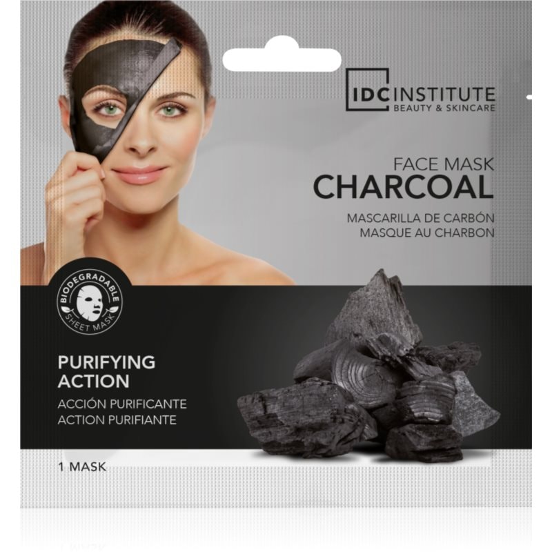 IDC Institute Charcoal почистваща маска за лице 22 гр. - Грижа за лице - Сравни цени от 1 магазин с безплатна доставка