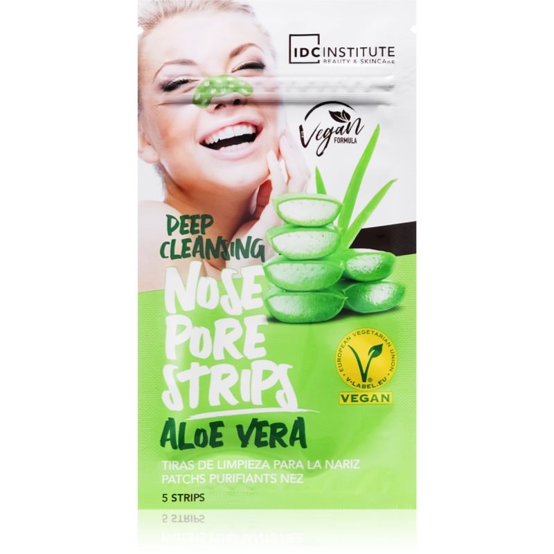 IDC Institute Aloe Vera почистващи лентички за нос - Грижа за лице - Сравни цени от 1 магазин с безплатна доставка