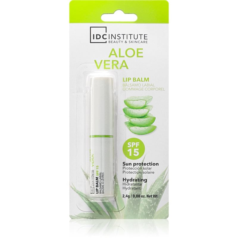 IDC Institute Aloe Vera балсам за устни SPF 15
