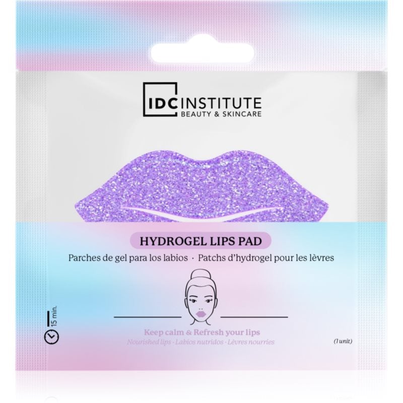 IDC Institute Glitter Lip Purple хидрогелна маска за устни