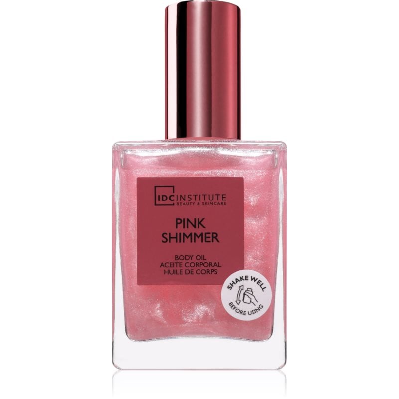 IDC Institute Shimmer Pink блестящо масло за тяло