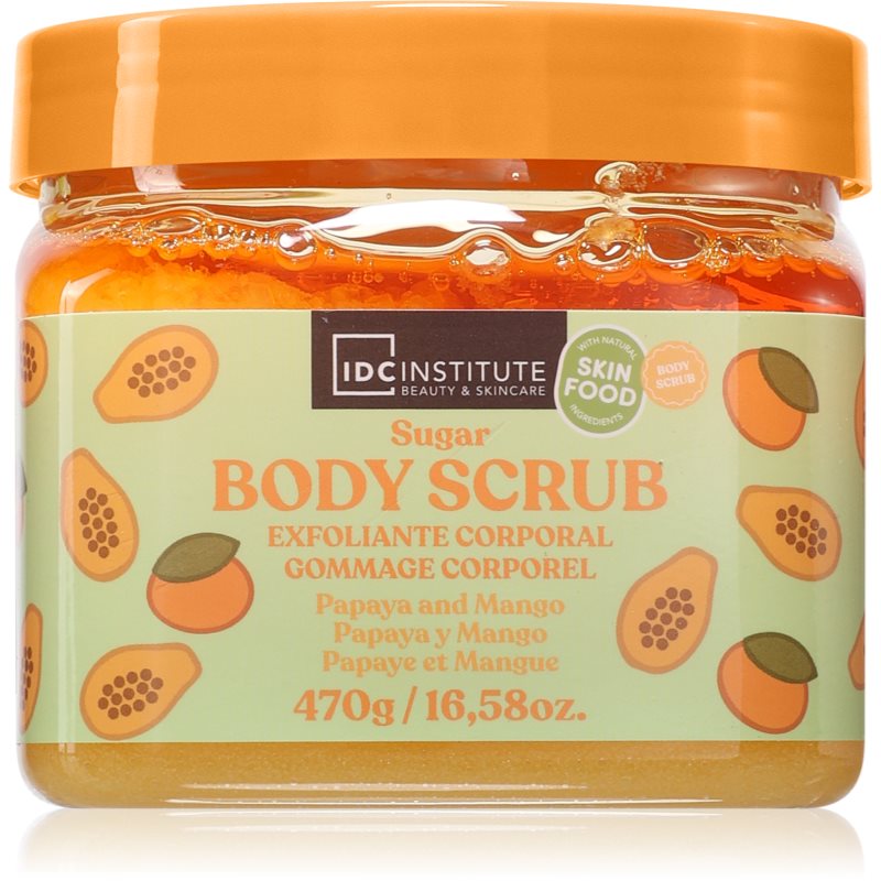 IDC Institute Papaya and Mango пилинг за тяло - Грижа за тяло - Сравни цени от 1 магазин с безплатна доставка