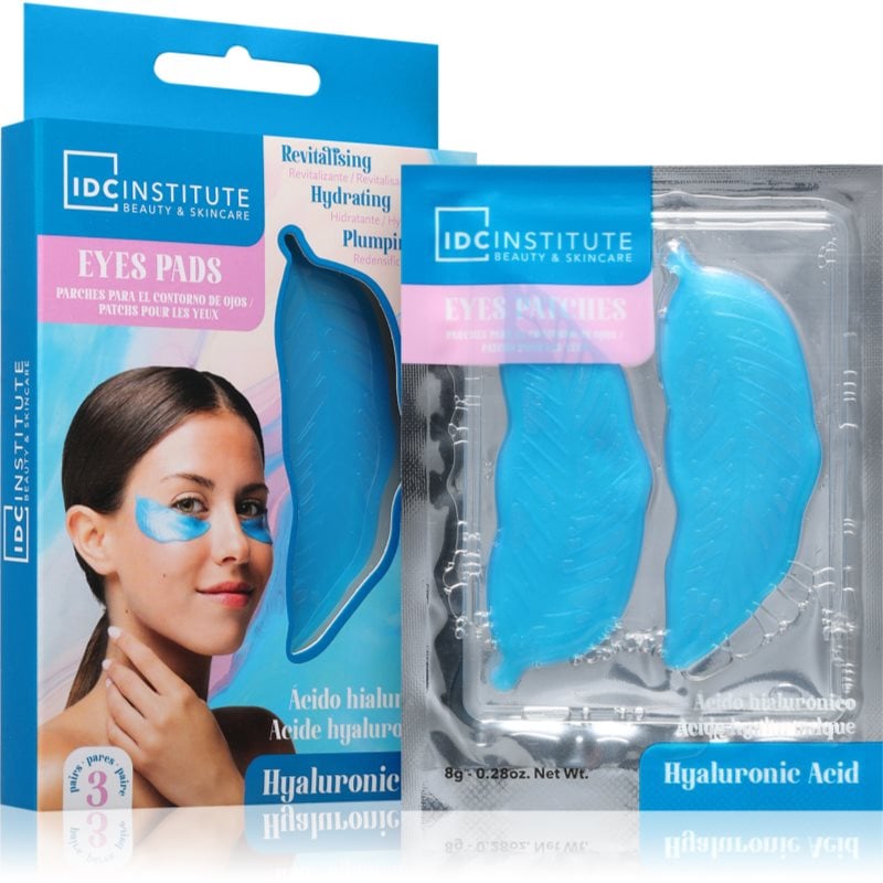 IDC Institute Hyaluronic Acid Eye Patches хидрогел стелки против тъмни кръгове под очите